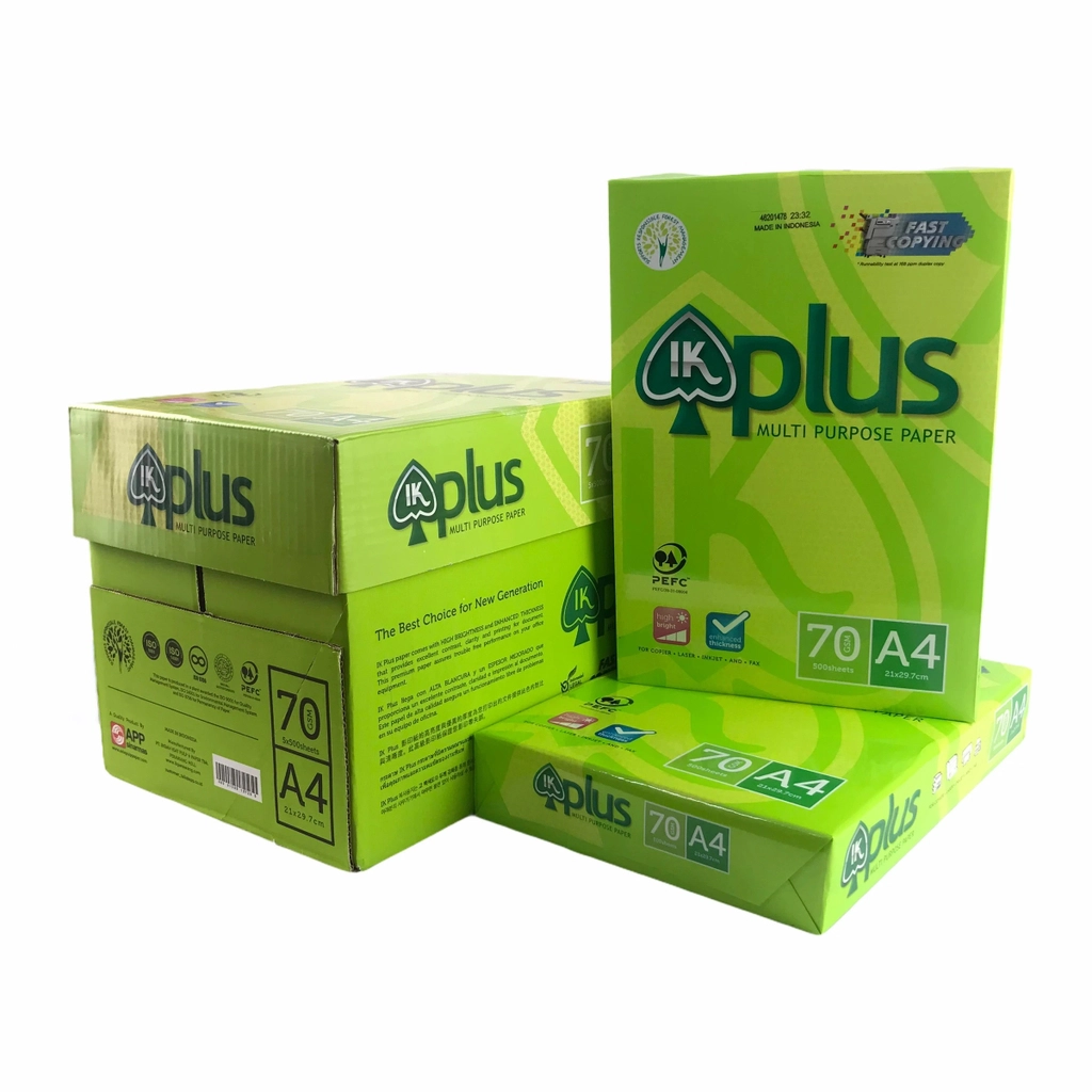 Giấy a4 ik plus 70 gsm