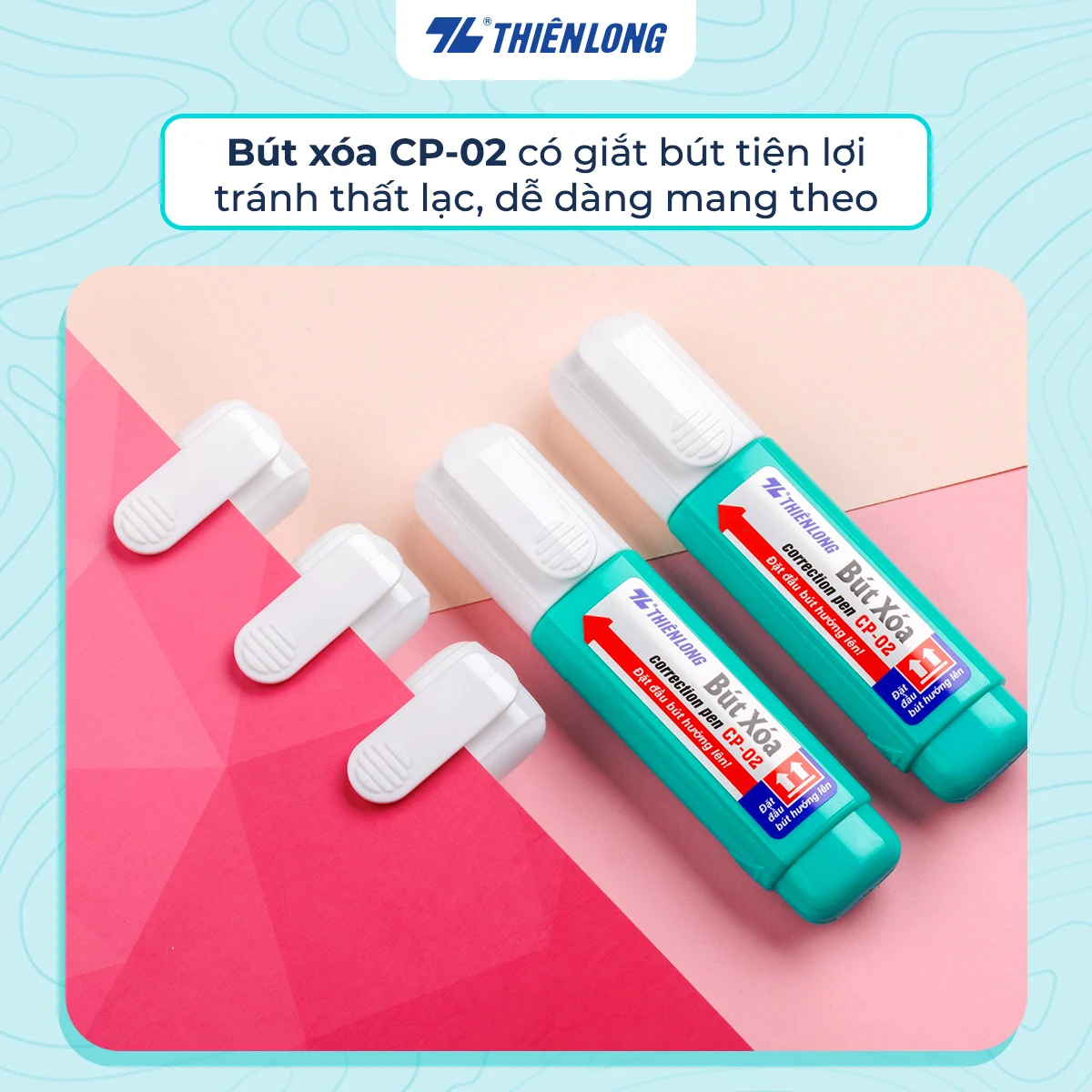 Bút xóa nước Thiên Long CP-02 ( 1 hộp 10 cây) - Ảnh 3