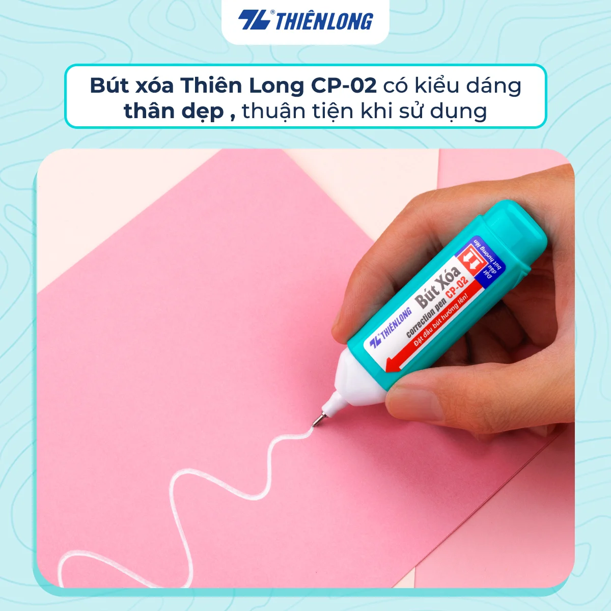 Bút xóa nước Thiên Long CP-02 ( 1 hộp 10 cây) - Ảnh 4
